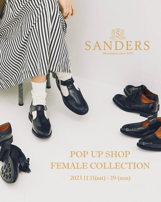 SANDERS POP UP SHOP FEMALE COLLECTION at The Tastemakers & Co.(11/11-/19)開催決定!!!