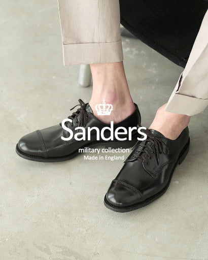 靴 SANDERS military derby shoe Sanders】MILITARY DERBY SHOES BLACK 1128B – Blue Beach Denim
