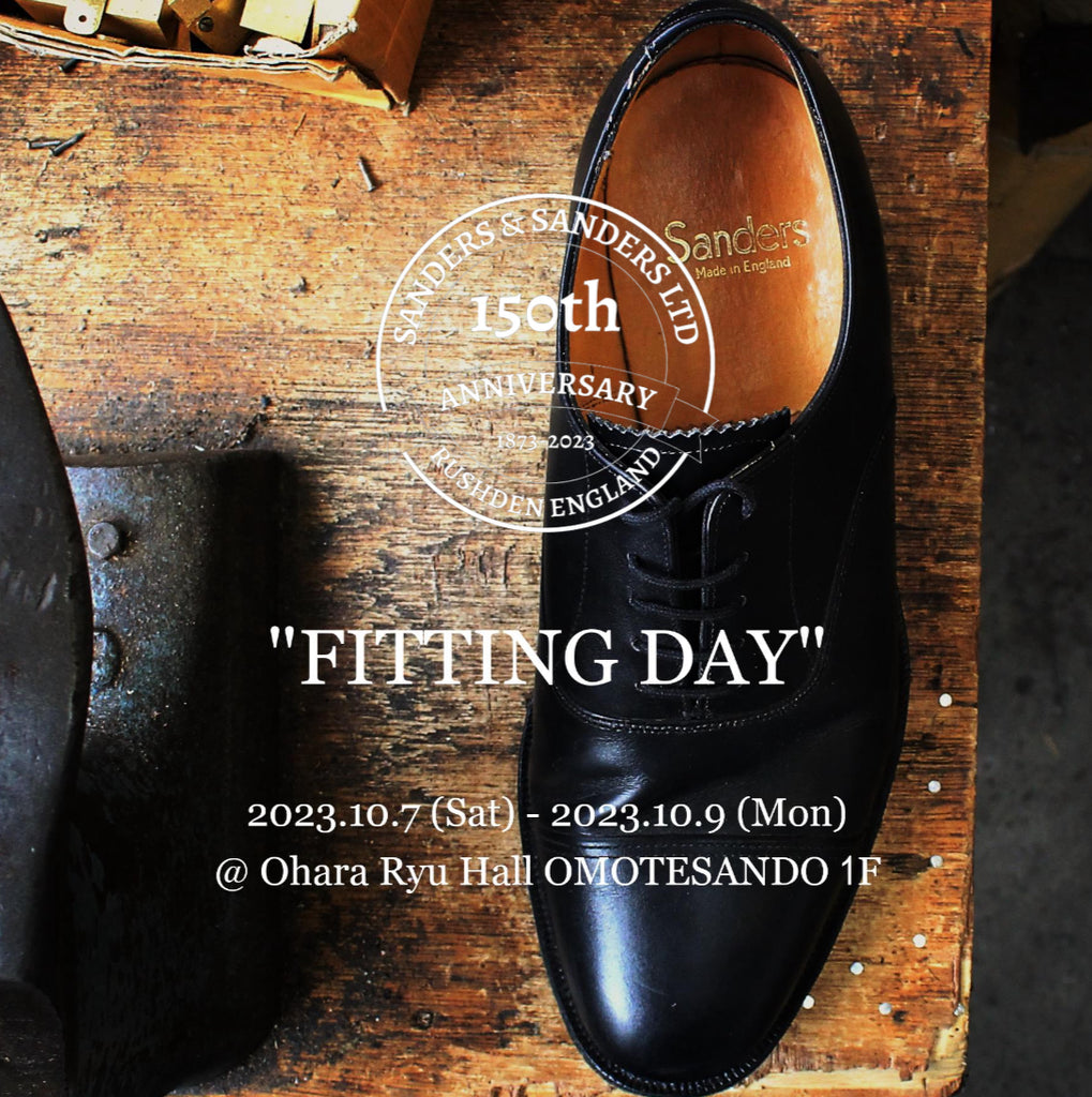 SANDERS "FITTING DAY" in Begin Base (10/7-/9) 開催決定!!!