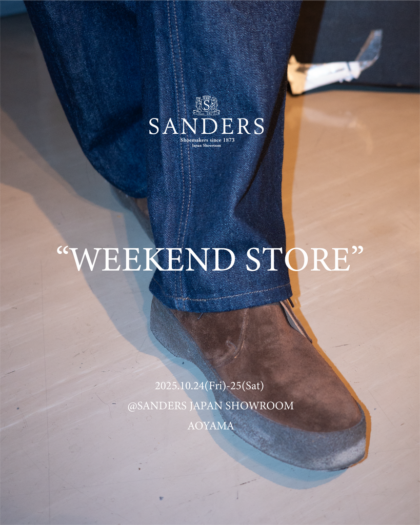SANDERS " WEEKEND STORE" @ AOYAMA (10/24-/25) 開催!!!