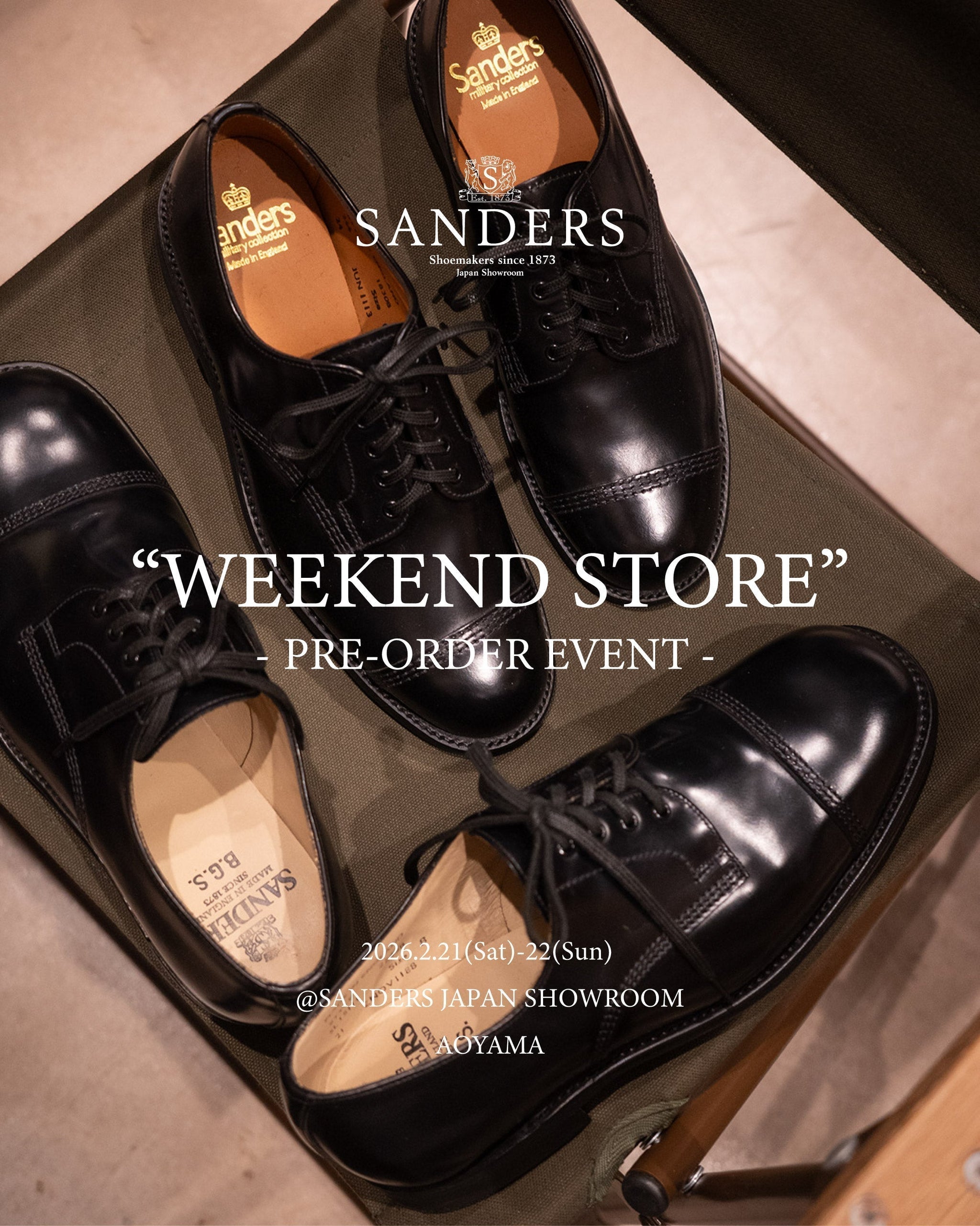 10/23㈭~ 抽選販売応募開始 SANDERS × GEORGE COX 