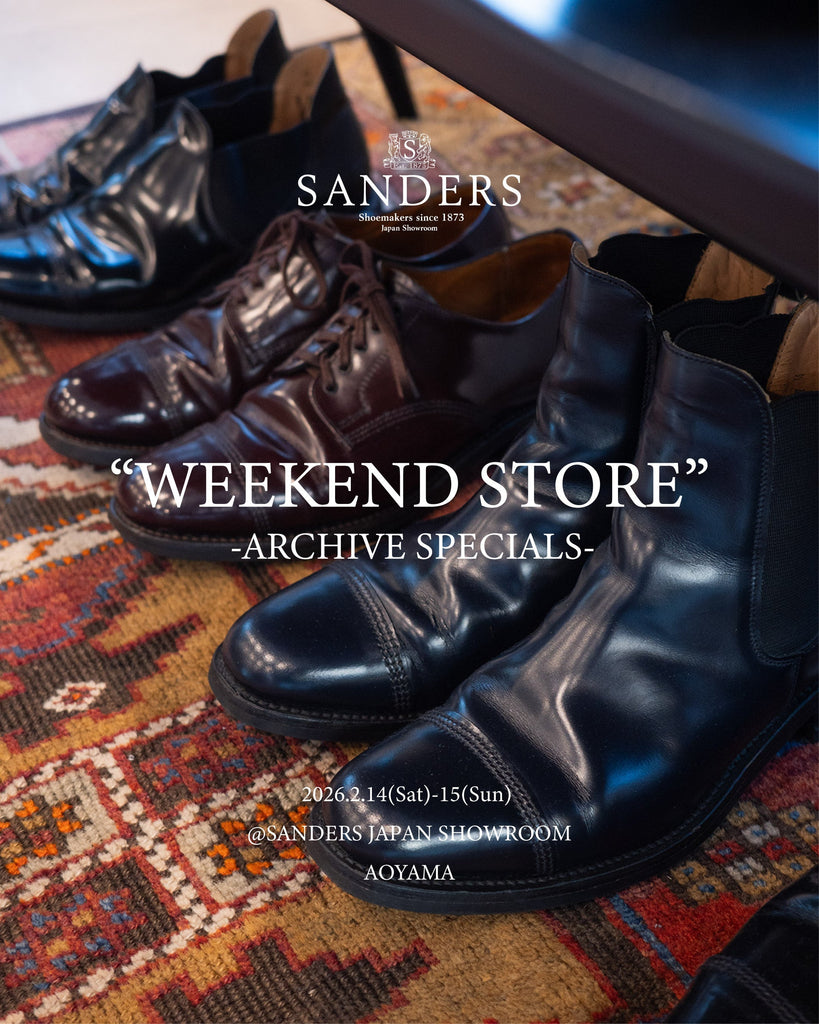 MILITARY BROAD ARROW APRON DERBY – SANDERS.JP OFFICIAL ONLINE STORE