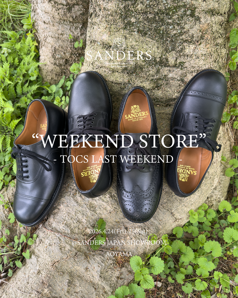SANDERS×VINCENT SHOE LACE SPECIAL EDITION “2865/2866 MILITARY