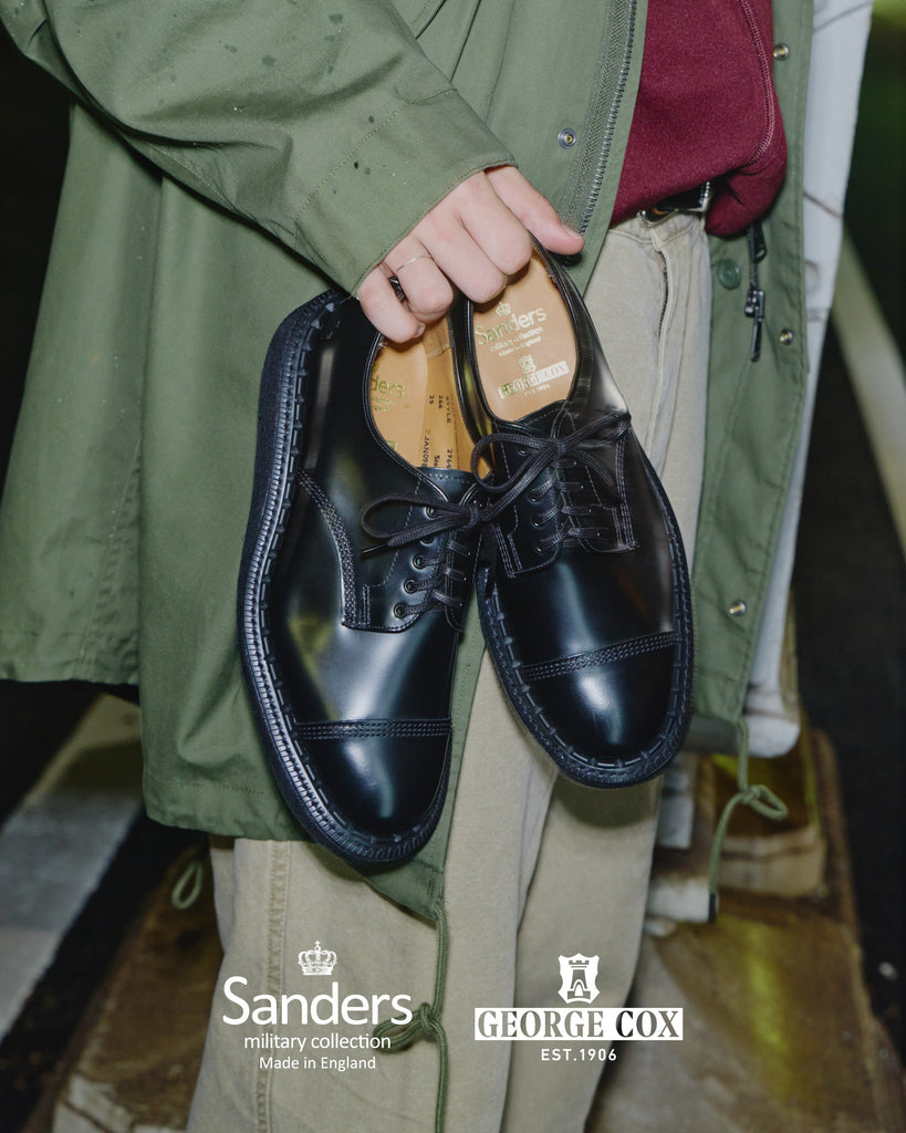 10/23㈭~ 抽選販売応募開始 SANDERS × GEORGE COX "2964B GEORGE COX MILITARY DERBY SHOE"