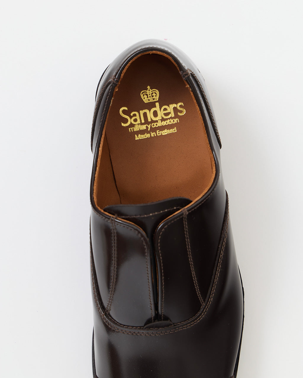 【美品】Sanders Officer Shoe No 1384B GB 6 Sanders】MILITRAY OFFICER SHOES BLACK – Blue Beach Denim