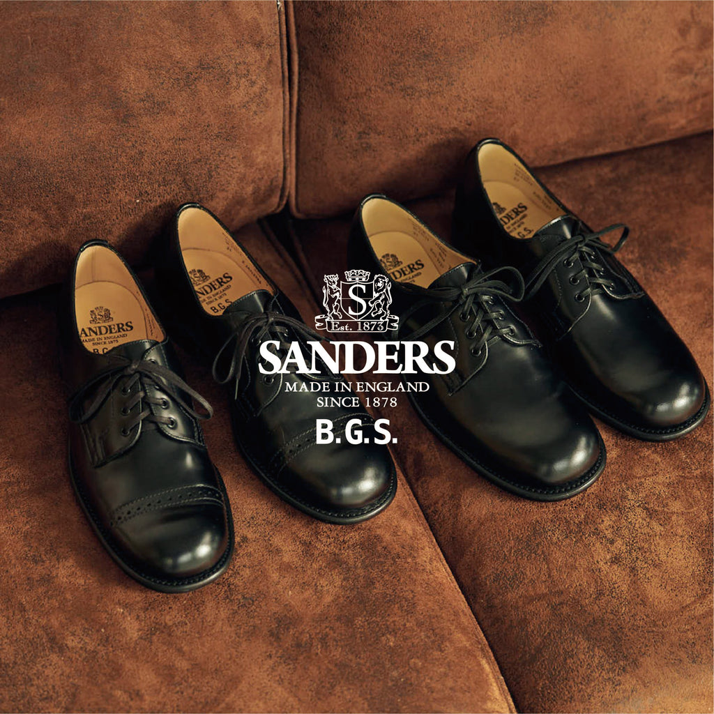 【未使用】【美品】SANDERS BGS オックスフォード　size 6 1/2