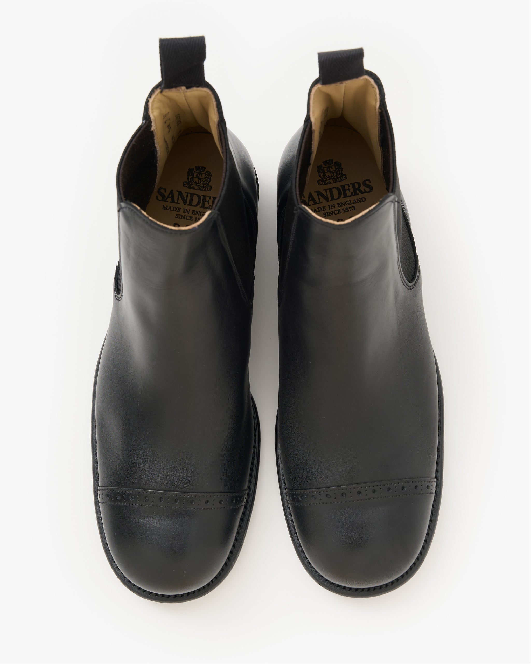 2230BOW B.G.S. PUNCHED CAP CHELSEA BOOT – SANDERS.JP OFFICIAL