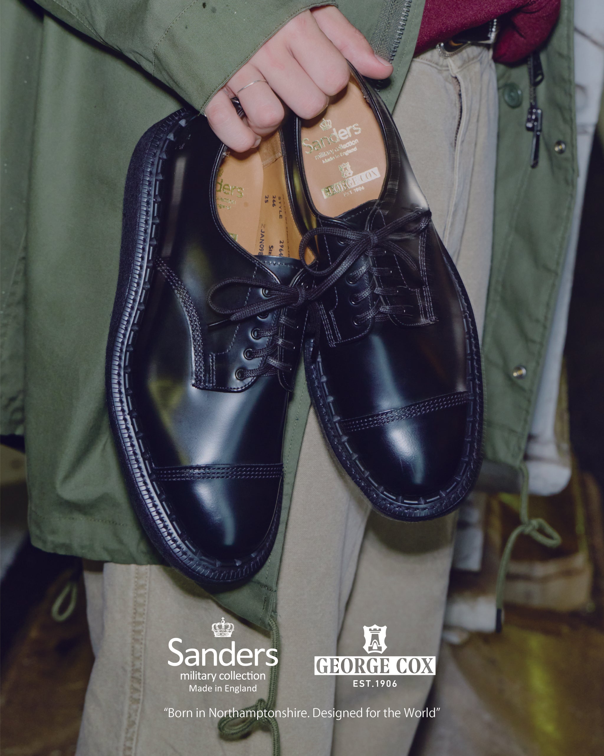 2964B GEORGE COX MILITARY DERBY SHOE – SANDERS.JP OFFICIAL ONLINE